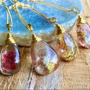 Phantom Quartz Moss Agate Necklace